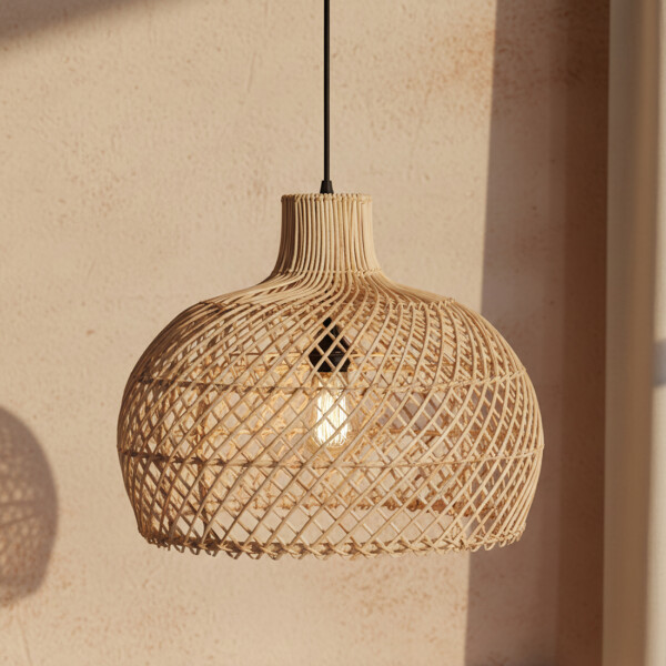 Maze lamp natural small