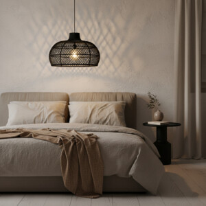 Maze lamp black large