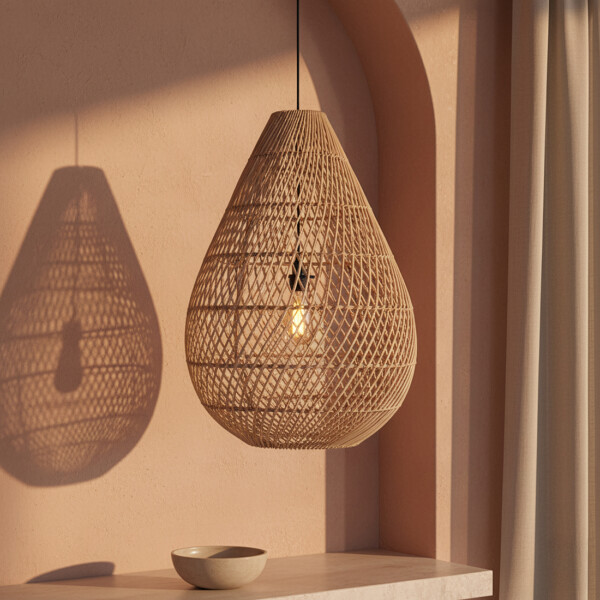 Maze hanglamp Drop naturel
