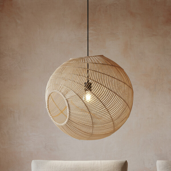 Luna lamp Sphere naturel