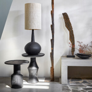 Terra tafellamp Loulou XL zwart