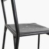 Java iron bar chair black