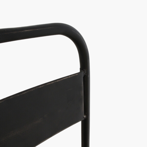 Java iron bar chair black