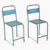 Java iron chair light-blue