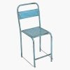 Java iron chair light-blue