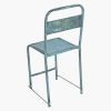 Java iron chair light-blue