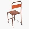 Java iron chair orange