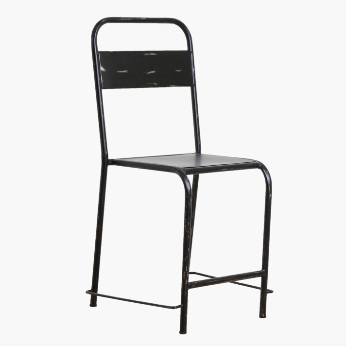 Ijzeren stoel 'Java' zwart