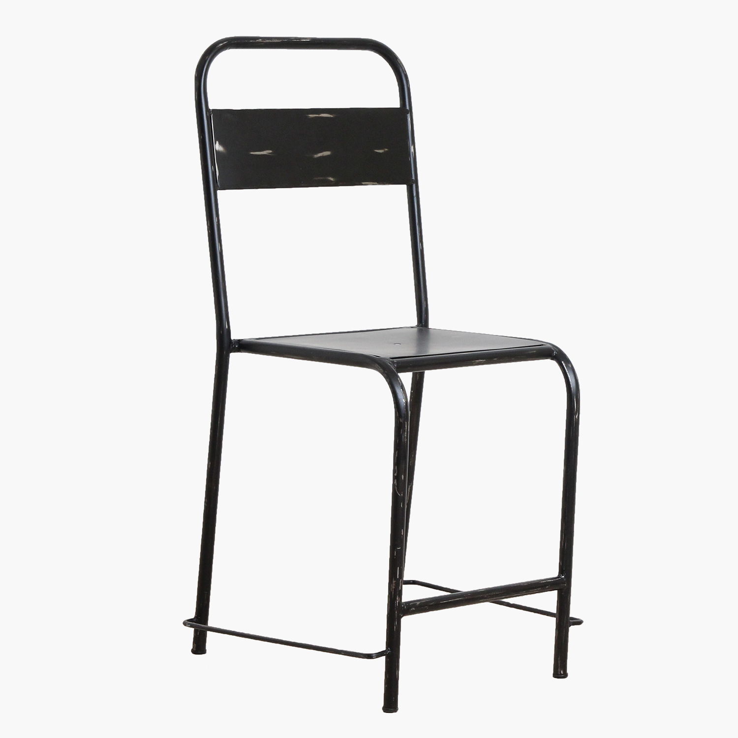 Ijzeren stoel 'Java' zwart