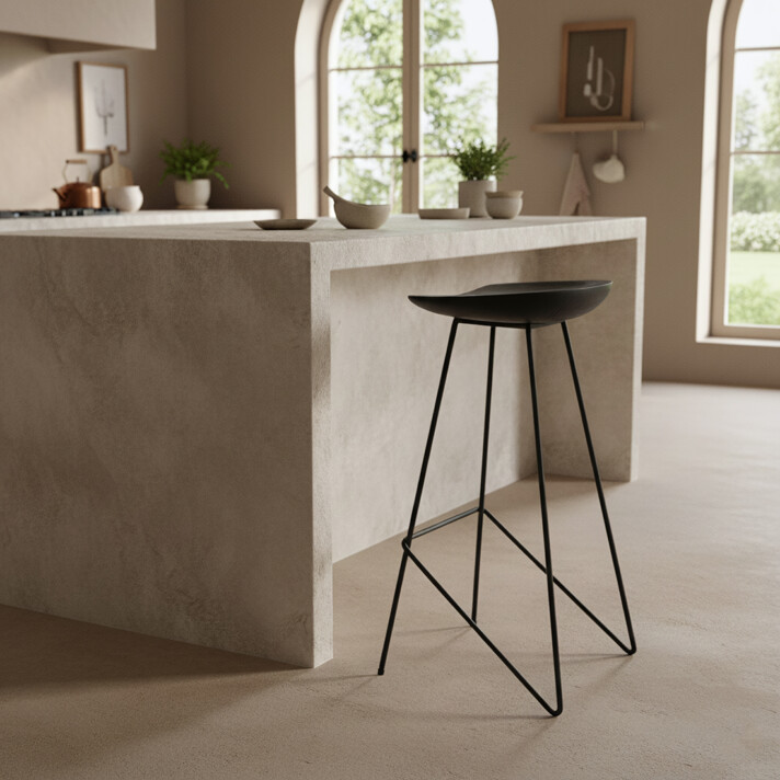 Loft bar stool black