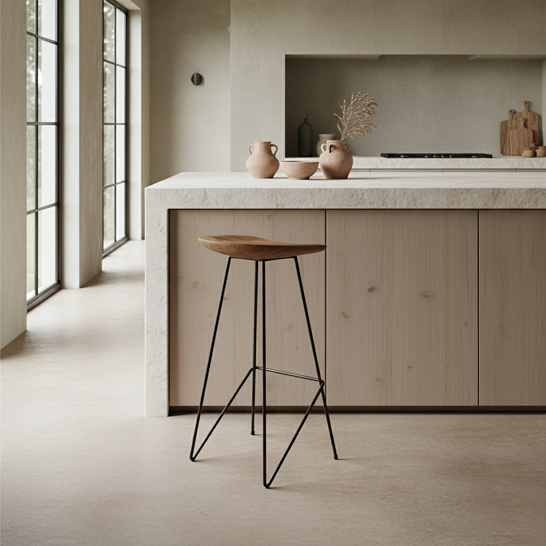 Loft bar stool natural