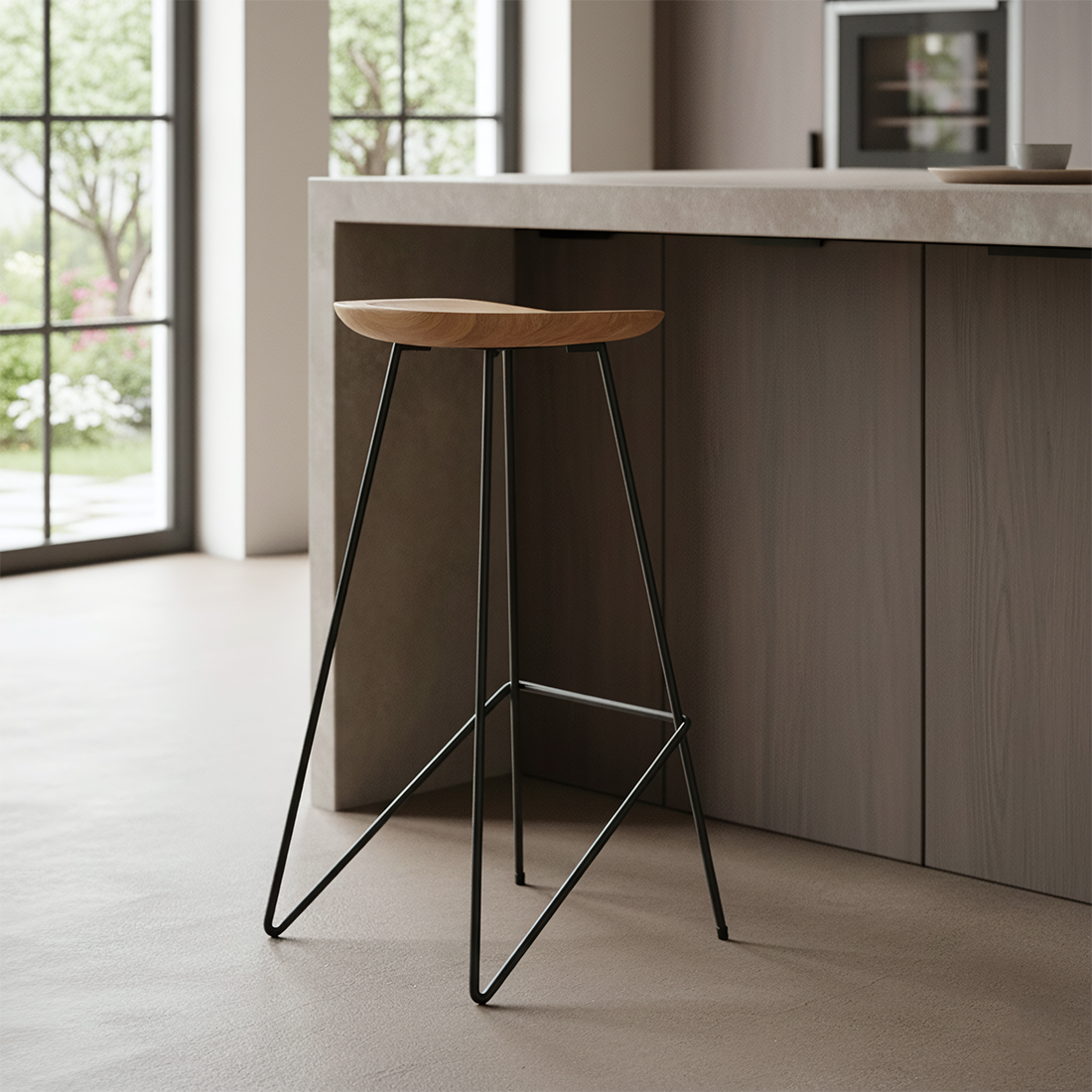 Loft bar stool natural