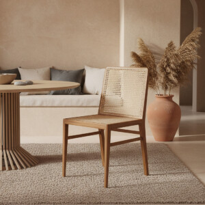 Nova dining chair natural