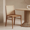 Nova dining chair natural