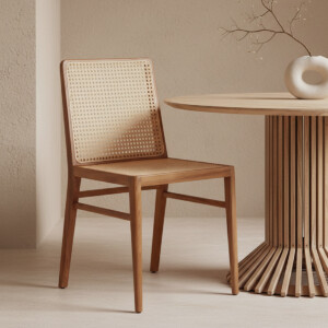 Nova dining chair natural