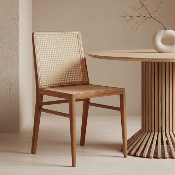 Nova dining chair natural