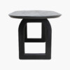 Bullnose dining table open black