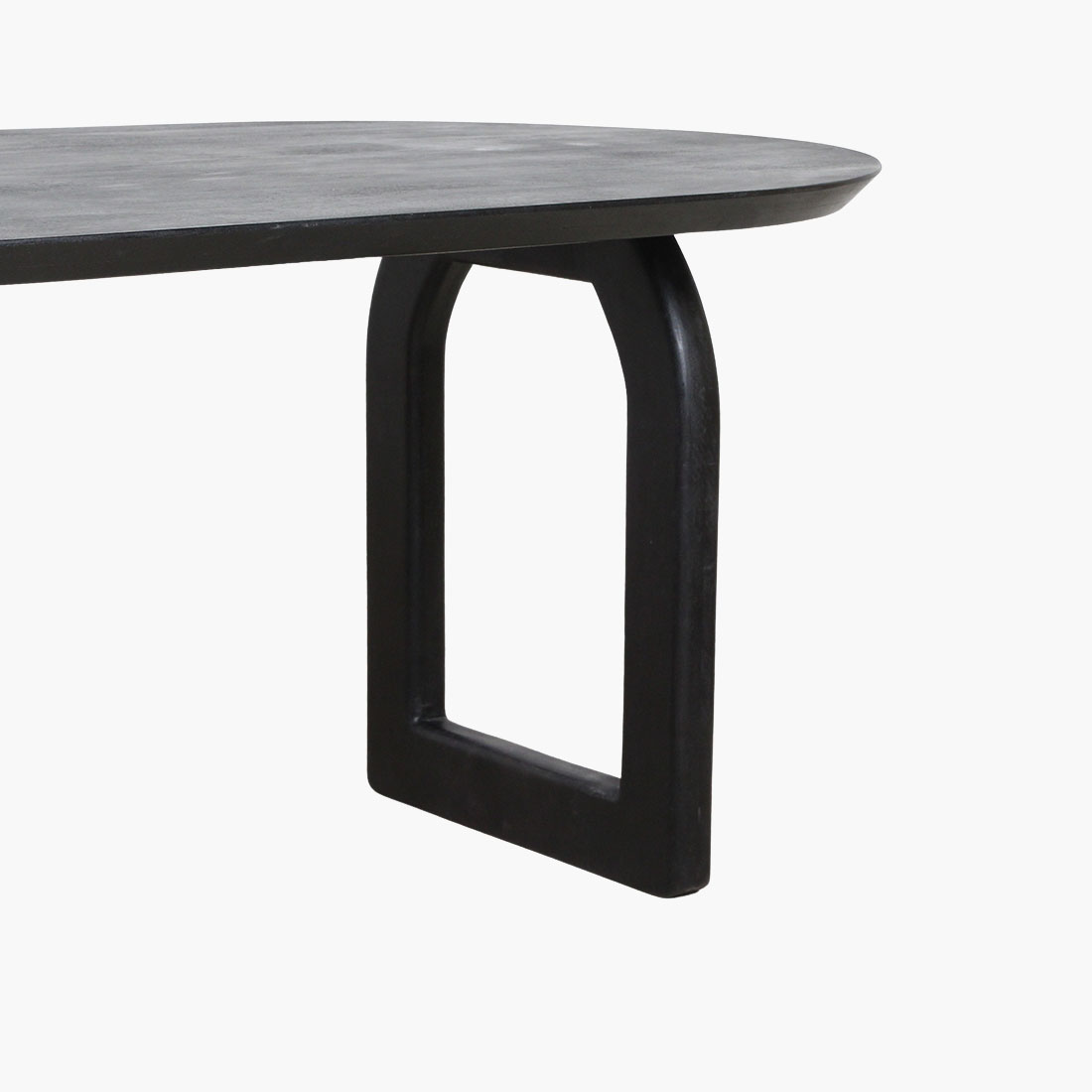 Bullnose eettafel mix zwart - Afbeelding 4