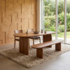 TAMW00040B_50 Bullnose dining table closed brown