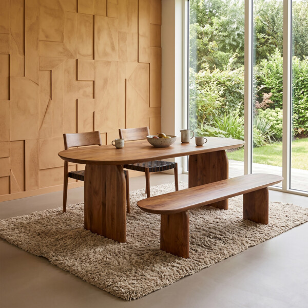 TAMW00040B_50 Bullnose dining table closed brown