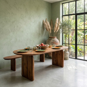 TAMW00041B_51 Bullnose dining table closed brown