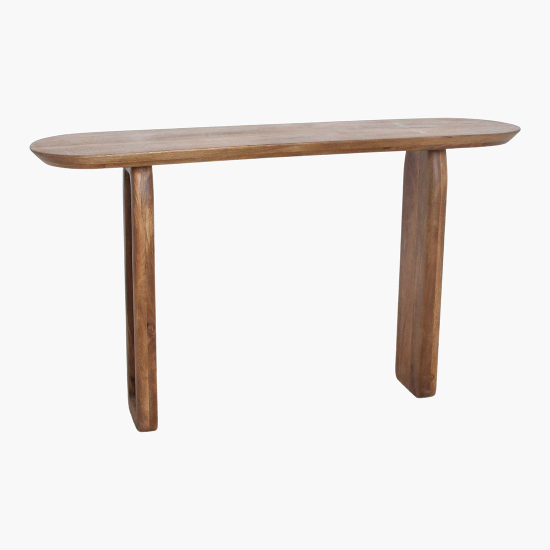 Bullnose console brown