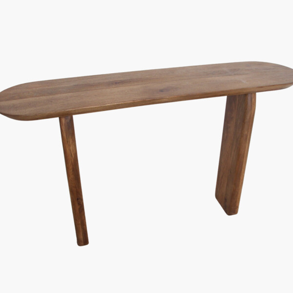 Bullnose console brown