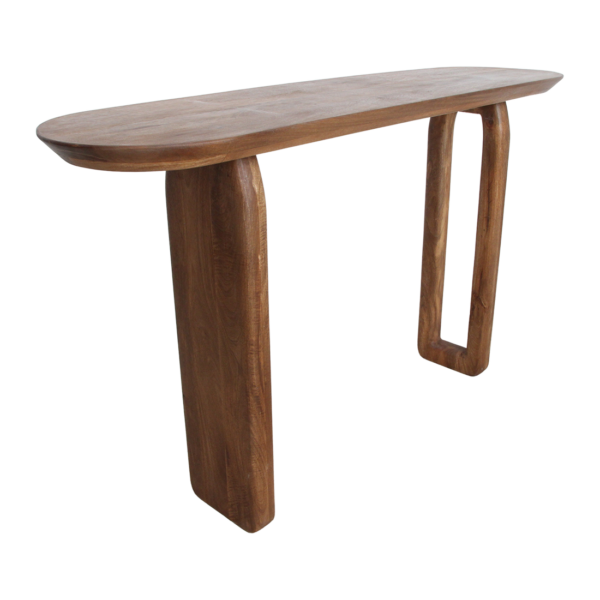 Bullnose console brown