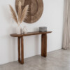 Bullnose console brown