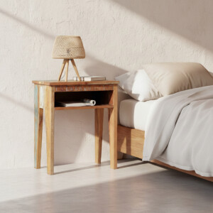 Scrapwood bedside table