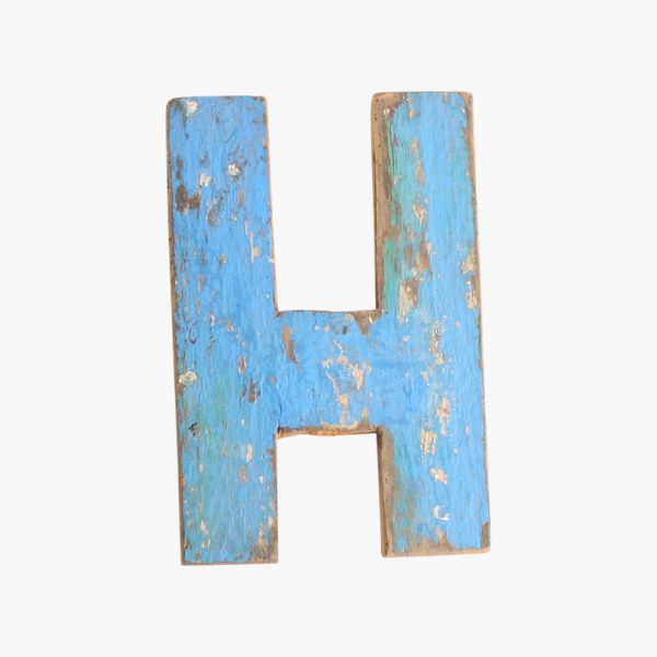 Boatwood letter H