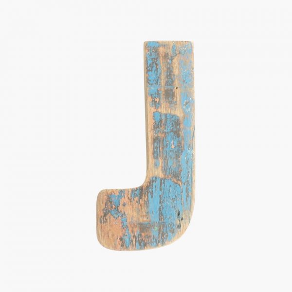 Boatwood letter J