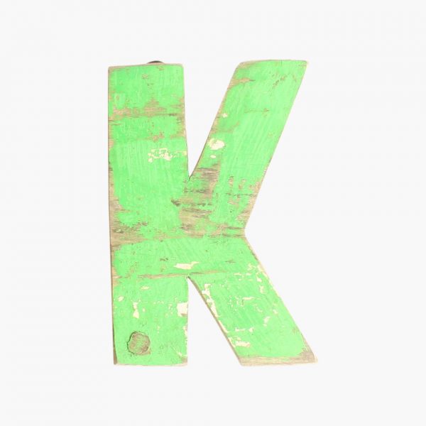 Boatwood letter K