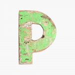 Boatwood letter P