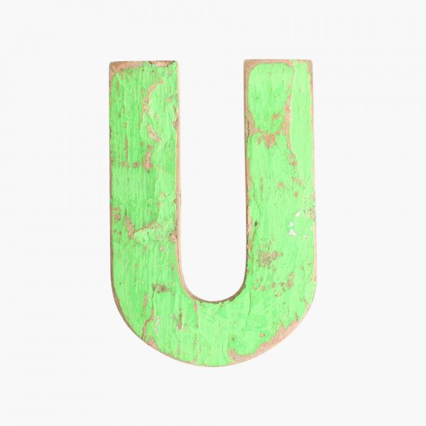 Boatwood letter U