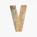 Boatwood letter V