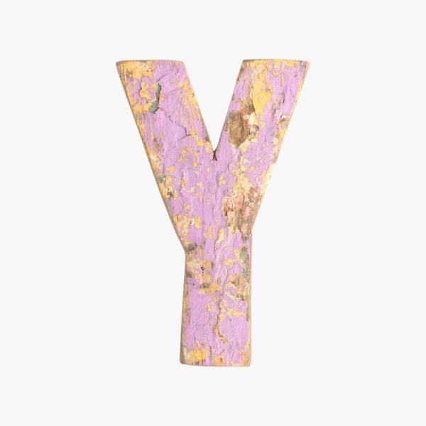 Boatwood letter Y