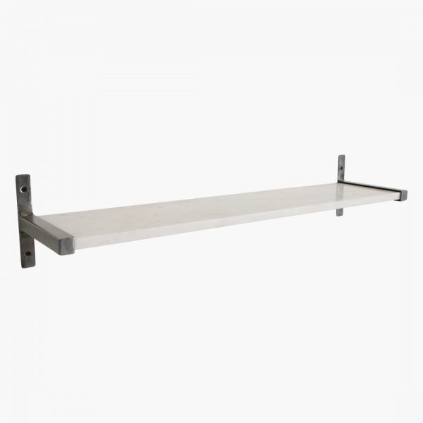 Marble wall shelf white