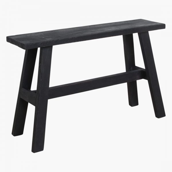 Zwart 'Bus Stop' bankje large