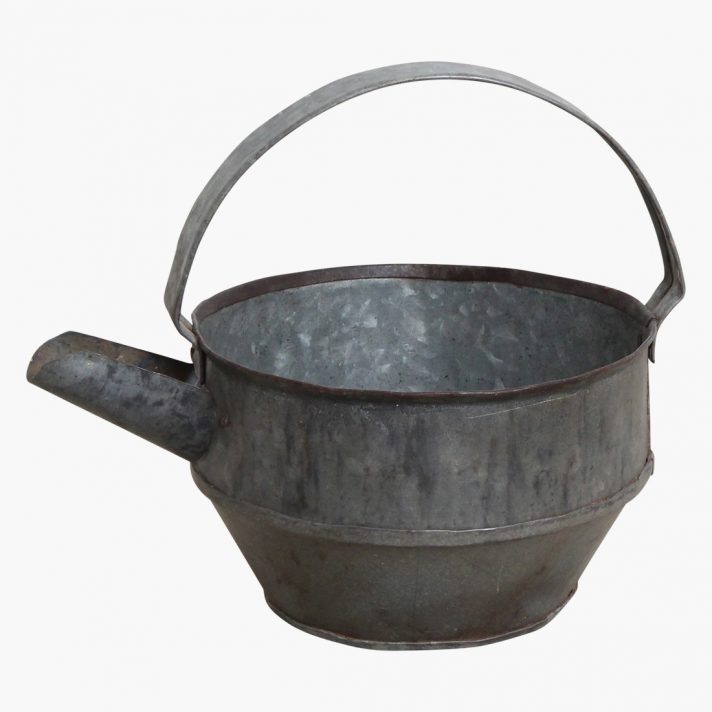 Zinc watering can with handle