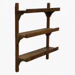 Factory kitchen rack, 3x shelves