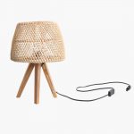 Maze tripod table lamp natural