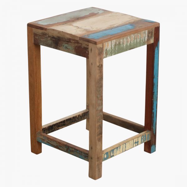 Scrapwood stool square