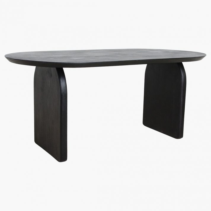 Bullnose eettafel gesloten zwart