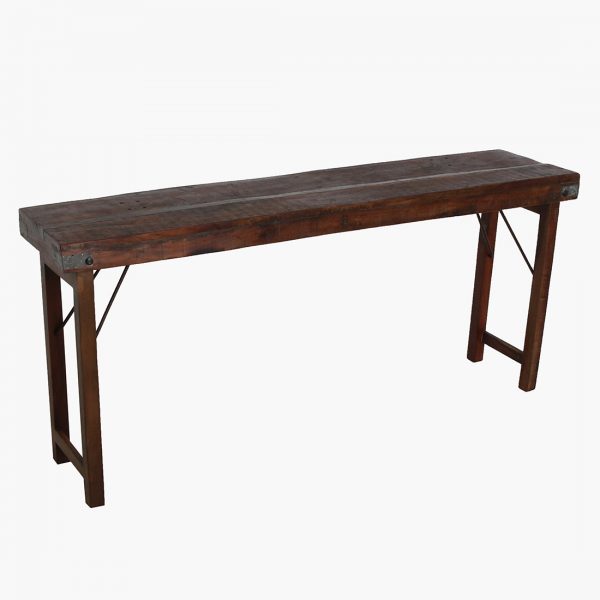 Console table brown
