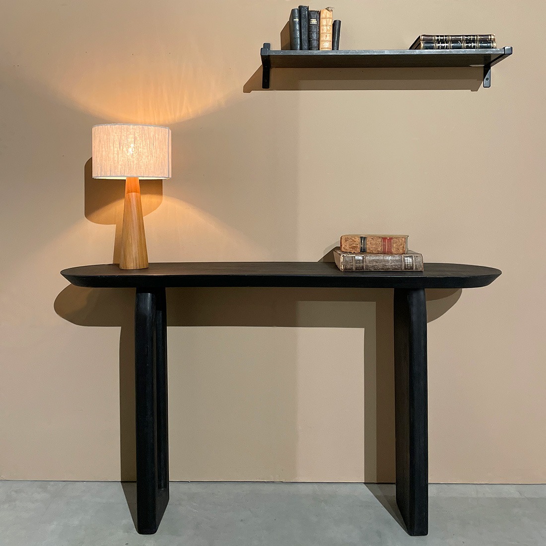 Bullnose consoletafel zwart - Afbeelding 2