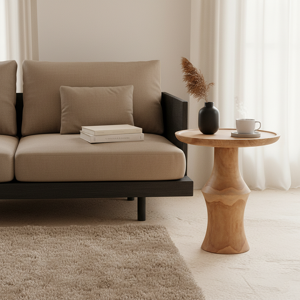 Nero side table Dawn