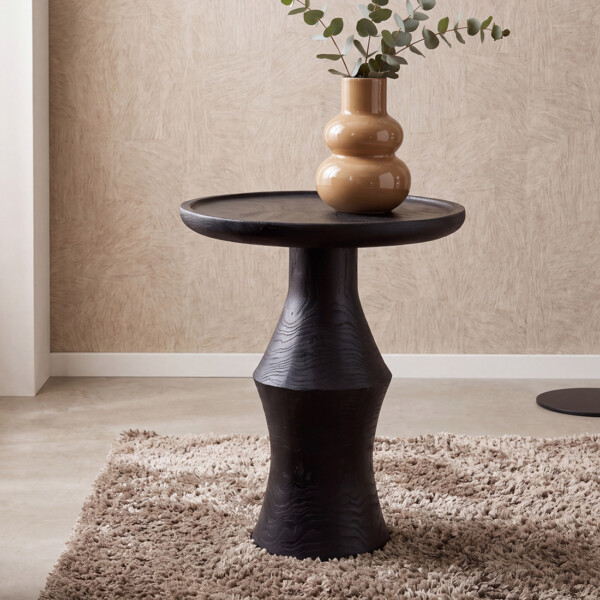 TATW00031_60 Nero teak bijzettafel Twilight