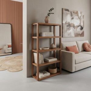 Bullnose rek met 5 planken