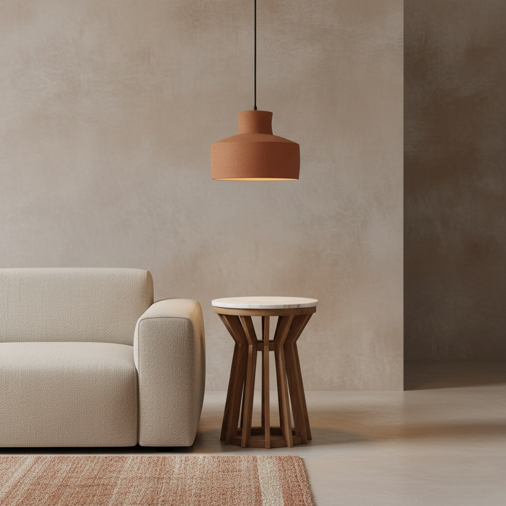 Terra hanging lamp Salad Bowl natural